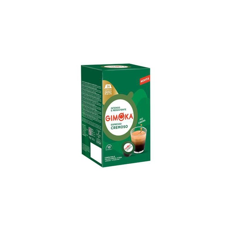 GIMOKA CREMOSO X36 CAPS COMPATIBILI A MODO MIO