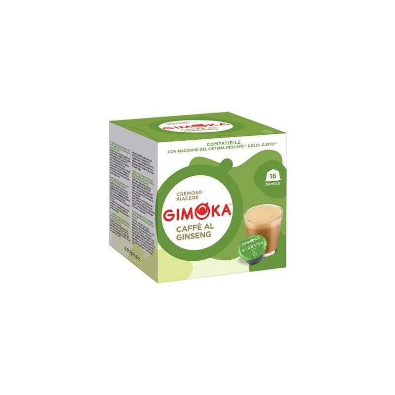 GIMOKA GINSENG X16 CAPS COMPATIBILI DOLCE GUSTO