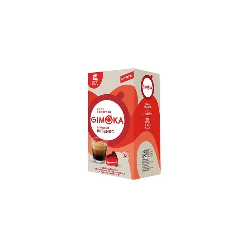 GIMOKA INTENSO X100 CAPS COMPATIBILI NESPRESSO