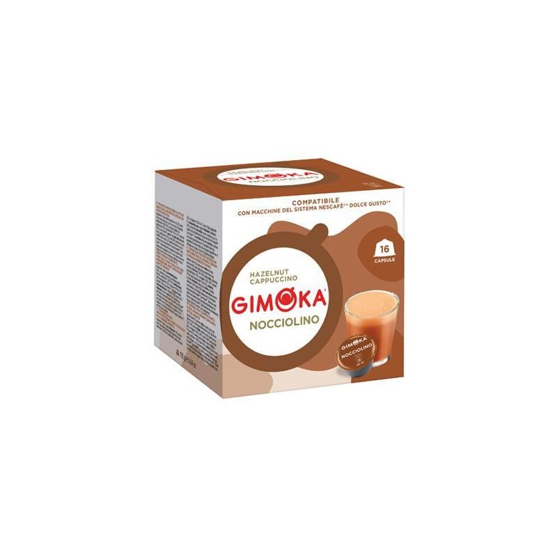 GIMOKA NOCCIOLINO X16 CAPS COMPATIBILI DOLCE GUSTO