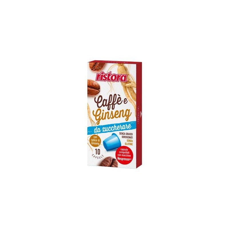 RISTORA CAFFE'&GINSENG X10 CAPSULE GR7,5 NESPRESSO