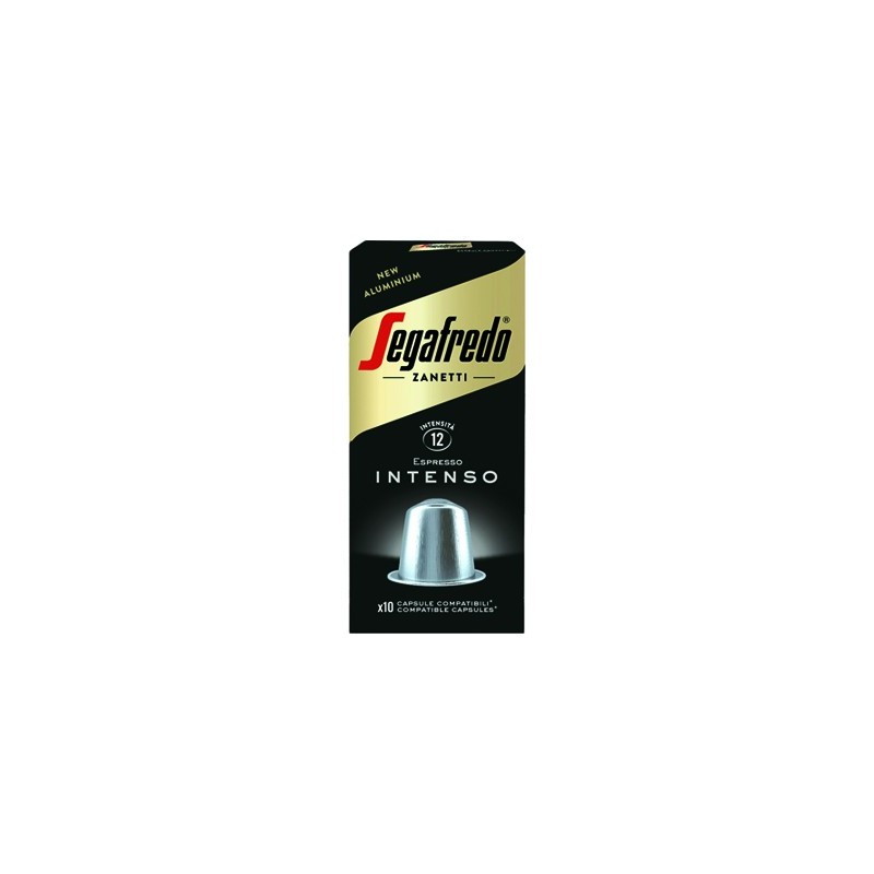 SEGAFREDO INTENSO 10 CAPS COMPATIBILE NESPRESSO ALLUMINIO