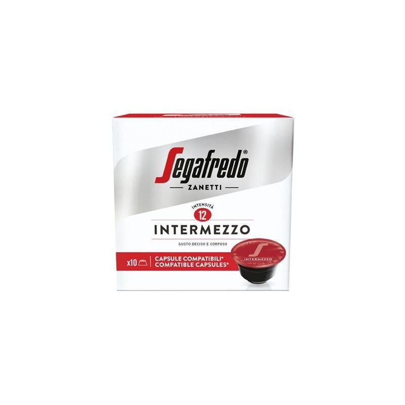 SEGAFREDO INTERMEZZO 10 CAPS COMPATIBILI DOLCE GUSTO