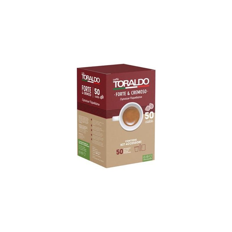 TORALDO CAFFE'FORTE&CREMOSO 50CIALDE KIT