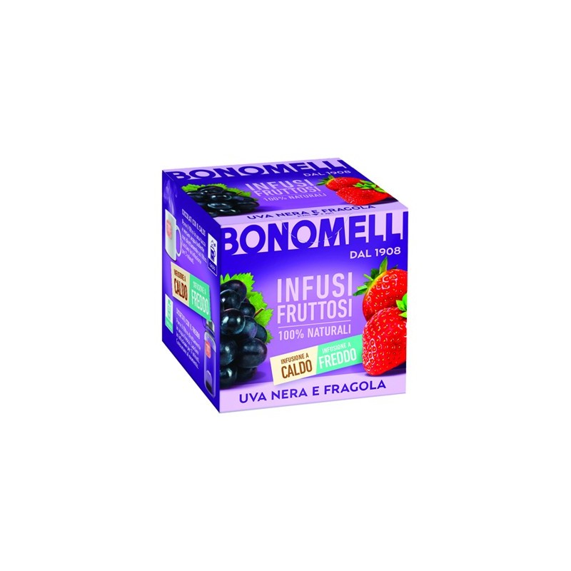 BONOMELLI INFUSO 12F. UVA NERA/FRAGOLA