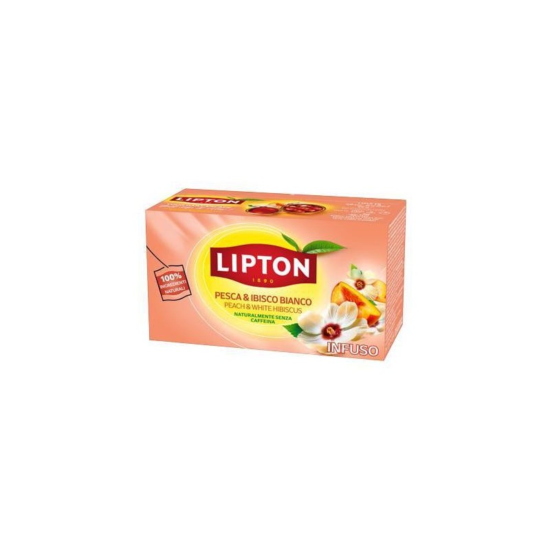 LIPTON INFUSO X20F.PESCA&IBISCO BIANCO