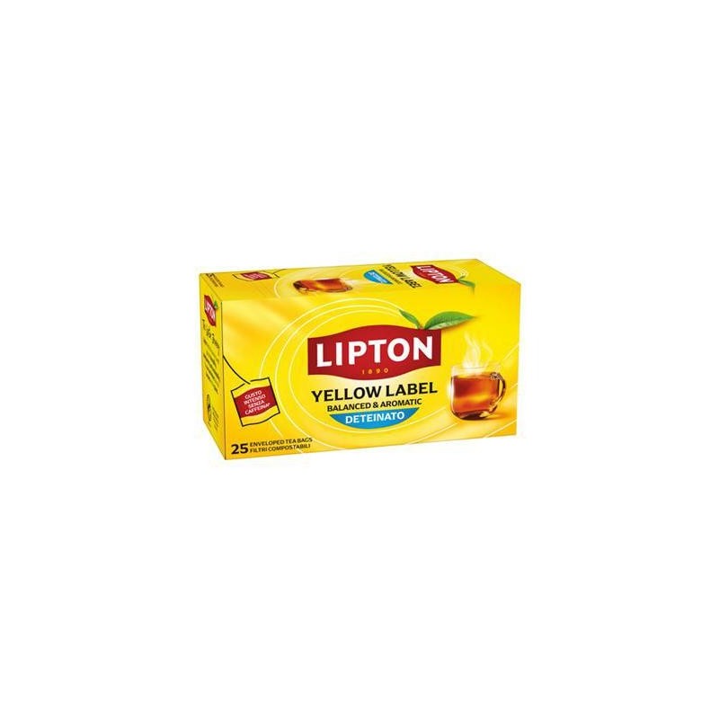 LIPTON TEA DETEINATO X 25 FILTRI