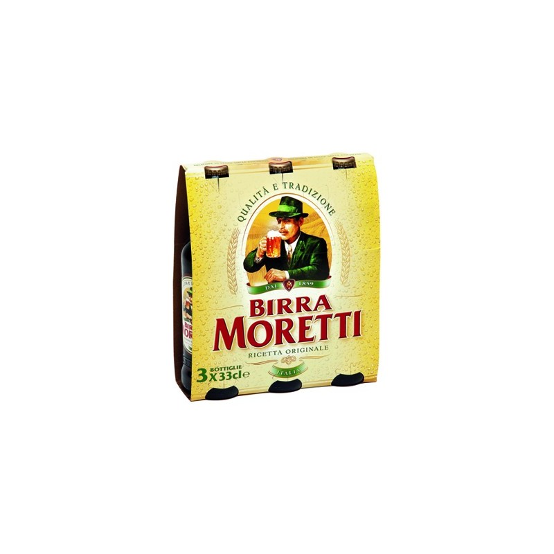 BIRRA MORETTI 3 X 33CL 4.6°