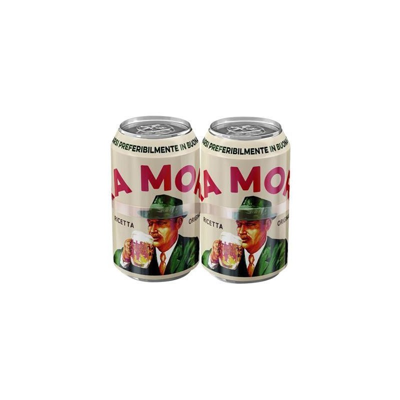 BIRRA MORETTI LATTINA 4,6° CL.33X2