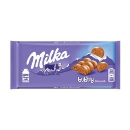 MILKA TAV. 90GR BUBBLY