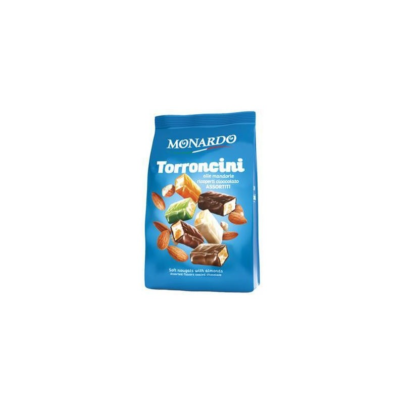MONARDO TORRONCINI MORBIDI ALLE MANDORLE ASSORTITI 250 GR
