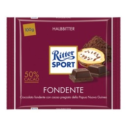 RITTER 100 GR FONDENTE 50%