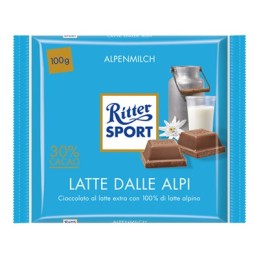 RITTER 100 GR LATTE ALPI 30%