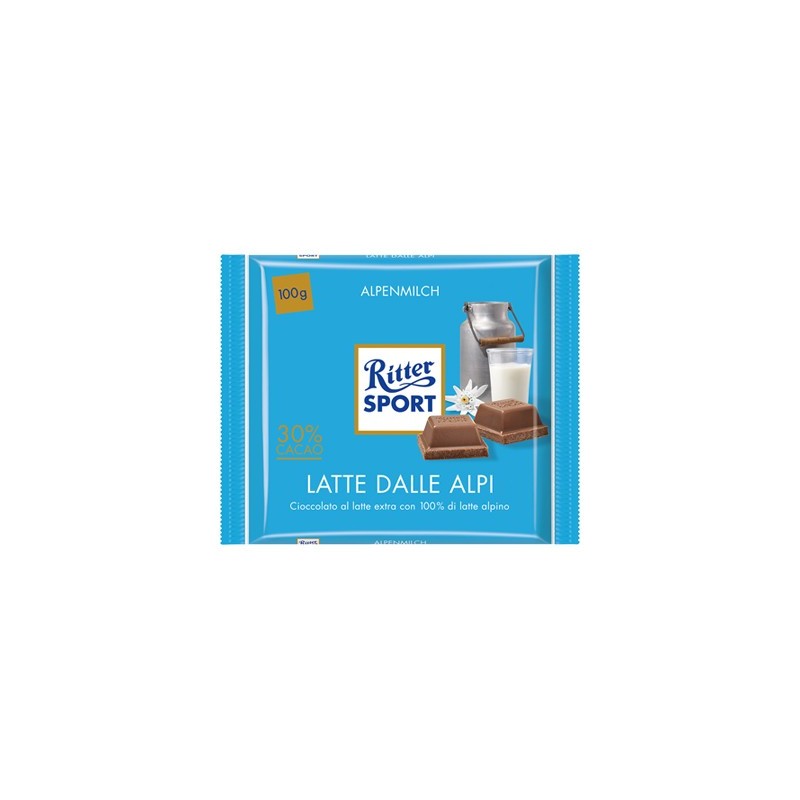 RITTER 100 GR LATTE ALPI 30%