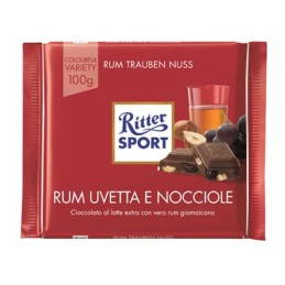 RITTER 100 GR RUM-UVETTA/NOCC.
