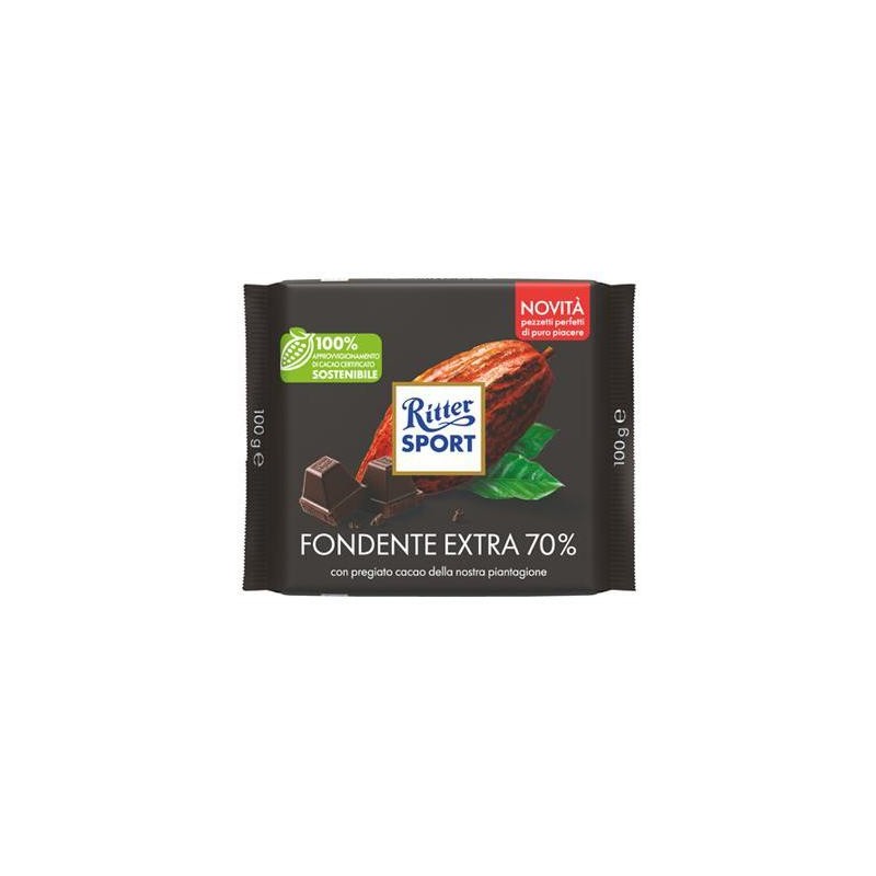 RITTER FONDENTE CACAO 70% GR.100