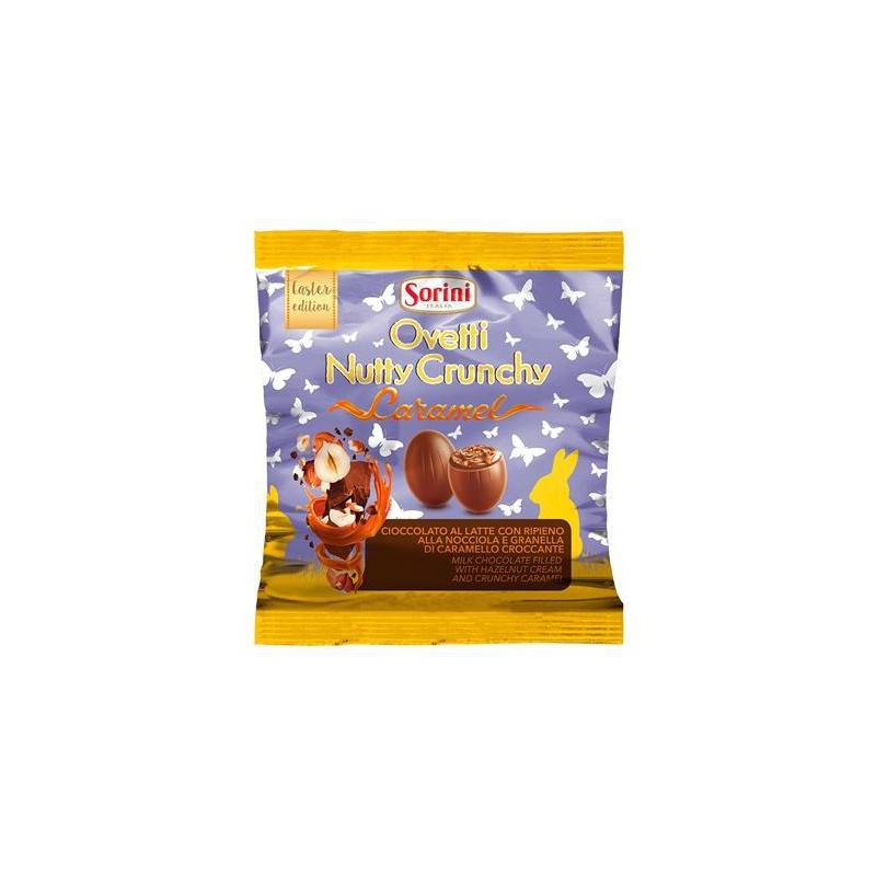 SORINI 80 GR OVETTI NUTTY CRUCHY NOCCIOLA/GRANELLA CARAMELLO