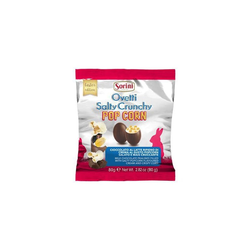 SORINI 80 GR OVETTI POP CORN BUSTA