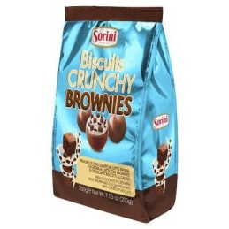 SORINI BISCUITS CRUNCHY GR.200BROWNIES