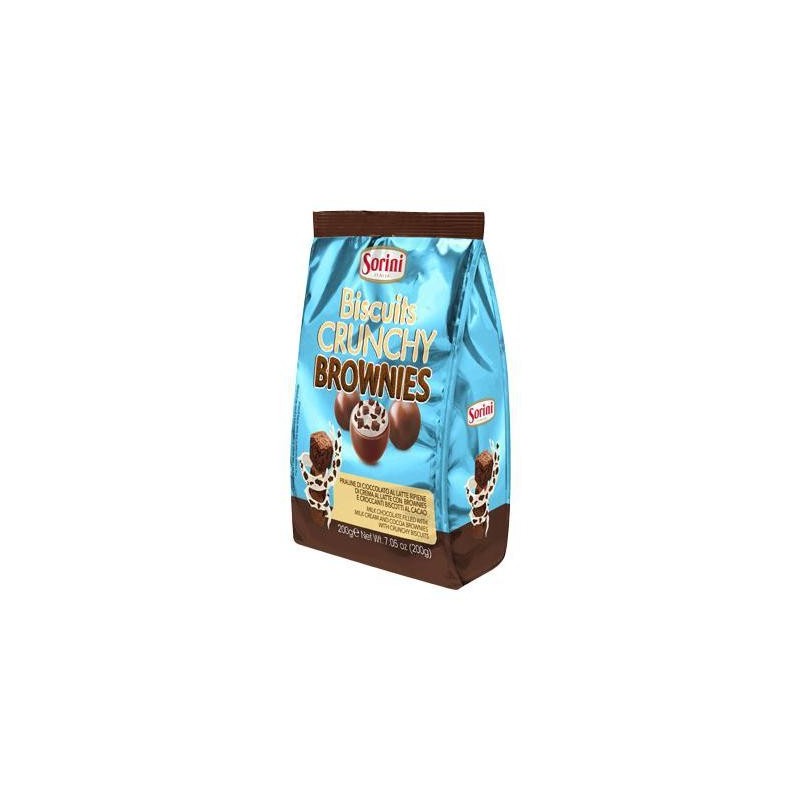 SORINI BISCUITS CRUNCHY GR.200BROWNIES