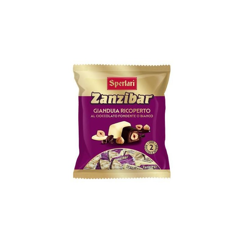 SPERLARI 117GR ZANZIBAR RICOPERTI BIANCO/FONDENTE