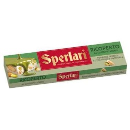 SPERLARI GR.200 TENERO CON PISTACCHIO E MANDORLE RICOPERTO P