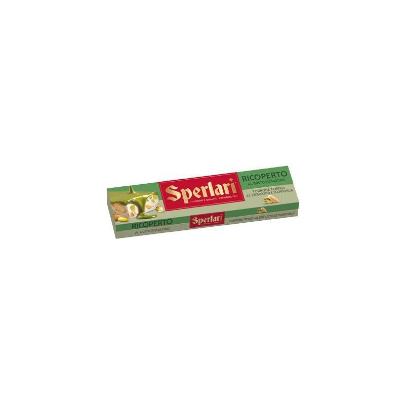 SPERLARI GR.200 TENERO CON PISTACCHIO E MANDORLE RICOPERTO P