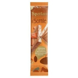SPERLARI IL SOTTILE TORRONE 110 GR RICOPERTO CARAMELLO SALATO