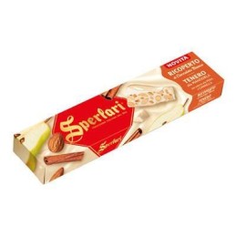 SPERLARI TENERO MANDORLA CON PERA&CANNELLA RICOPERTO CIOCCOL