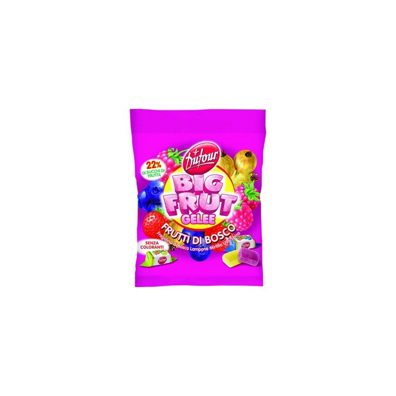 BIG FRUIT CARAMELLE 150 GR FRUTTI DI BOSCO