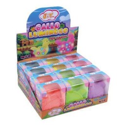 GALLO LUMINOSO CON CARAMELLE