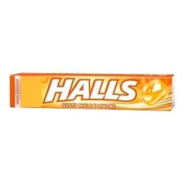 HALLS MIELE LIMONE SENZA ZUCCHERO GR.32 STICK