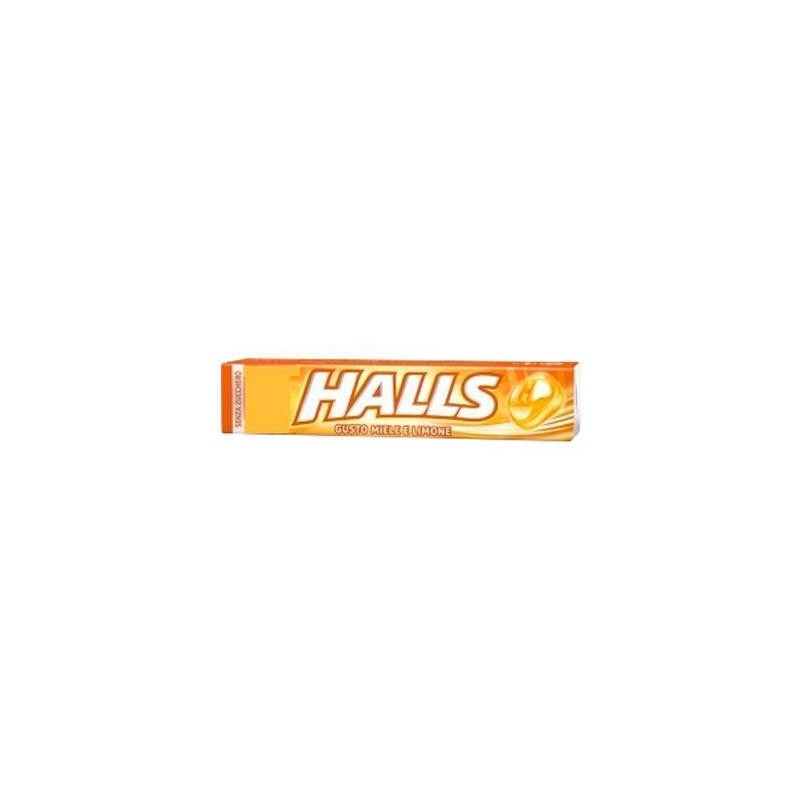 HALLS MIELE LIMONE SENZA ZUCCHERO GR.32 STICK