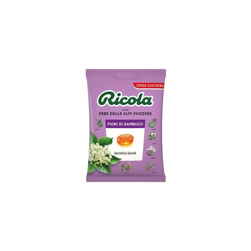 RICOLA BUSTA SENZA ZUCCHERO FIORI DI SAMBUCO GR.70