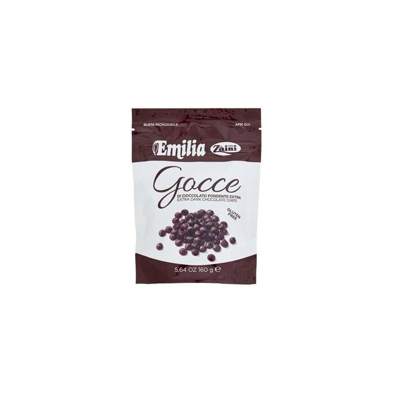 EMILIA GOCCE DI CIOCCOLATO FONDENTE GR.160