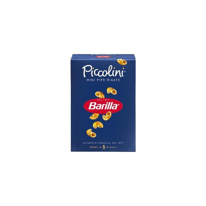 BARILLA PICCOLINI 500GR PIPE RIGATE