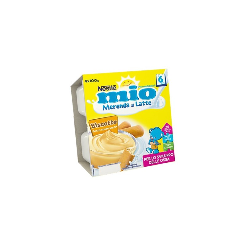 NESTLE MIO MERENDA LATTE/BISCOTTI GR.100X4