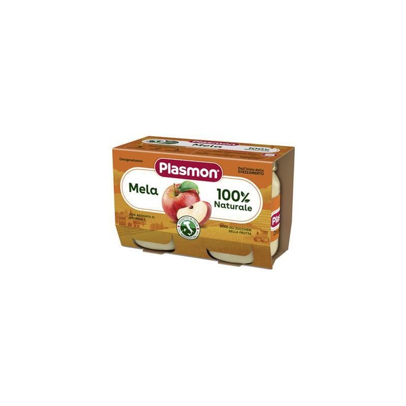 PLASMON OMO FRUTTA GR.80X2 MELA