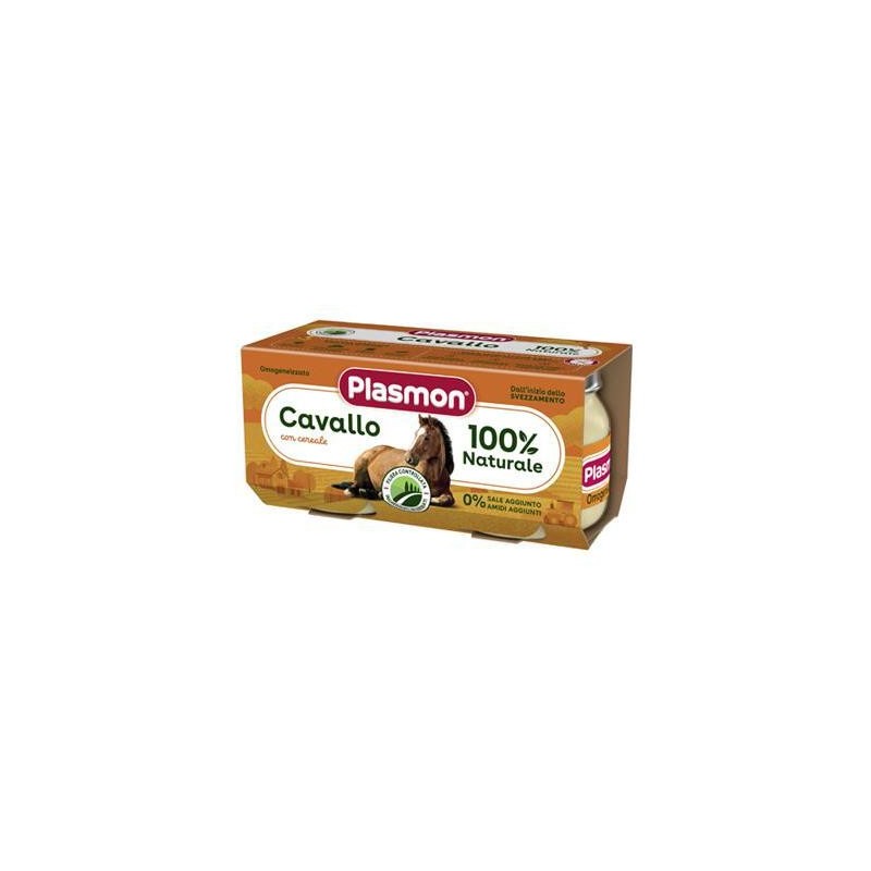 PLASMON OMOGENEIZZATO CARNE GR.80X2 CAVALLO