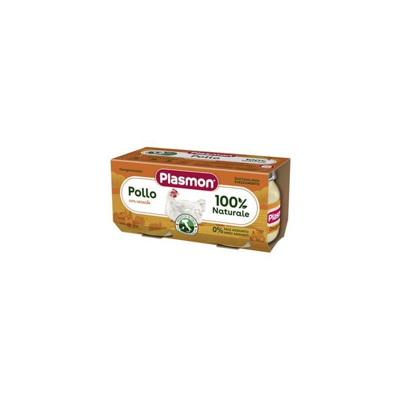 PLASMON OMOGENEIZZATO CARNE GR.80X2 POLLO