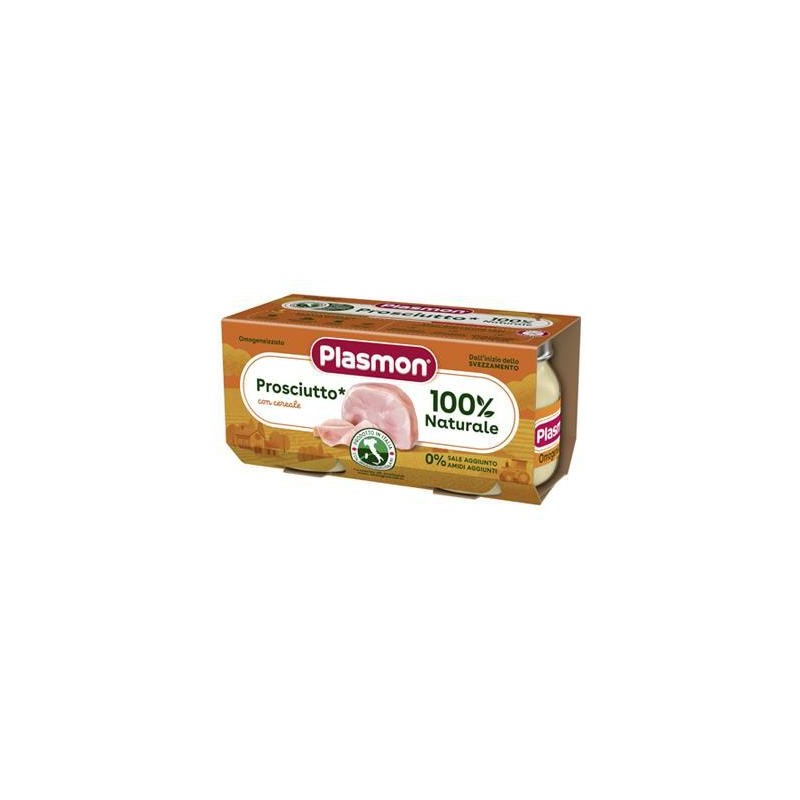 PLASMON OMOGENEIZZATO CARNE GR.80X2 PROSCIUTTO COTTO