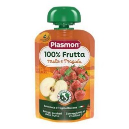 PLASMON POUCH MELA E FRAGOLA GR.100