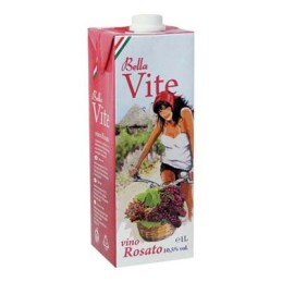 BELLAVITE VINO BRIK 1LT ROSATO