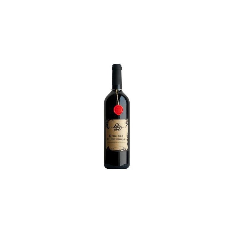 SOLOPERTO VINO PRIMITIVO MANDURIA DOP CERALACCA 75 CL