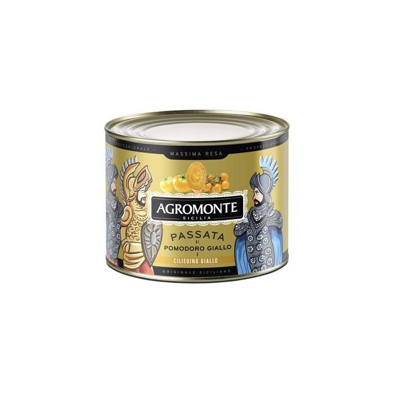 AGROMONTE PASSATA POMODORO E CILIEGINO GIALLO KG.2