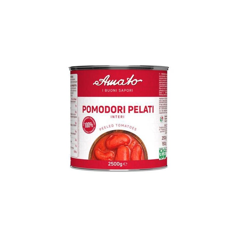 AMATO POMODORI PELATI KG.2,5 ETICHETTA BUONI SAPORI