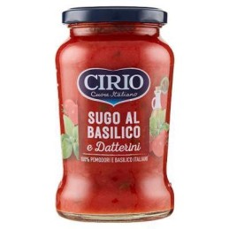CIRIO SUGO BASILICO & DATTERINI GR.350