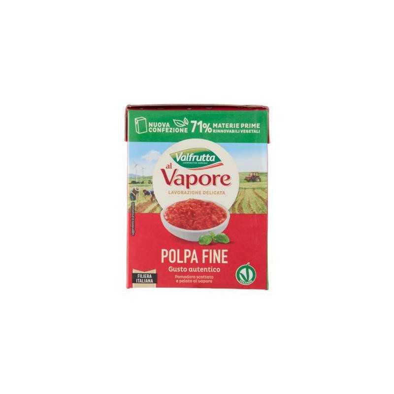 VALFRUTTA POLPA FINE AL VAPOREGR.390