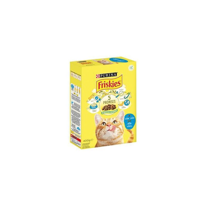 FRISKIES GATTO CROCCANTINI SALMONE/VERDURE GR.400