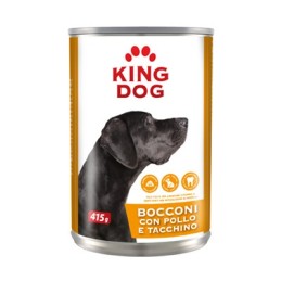 KING DOG BOCCONI 415GR POLLO TACCHINO